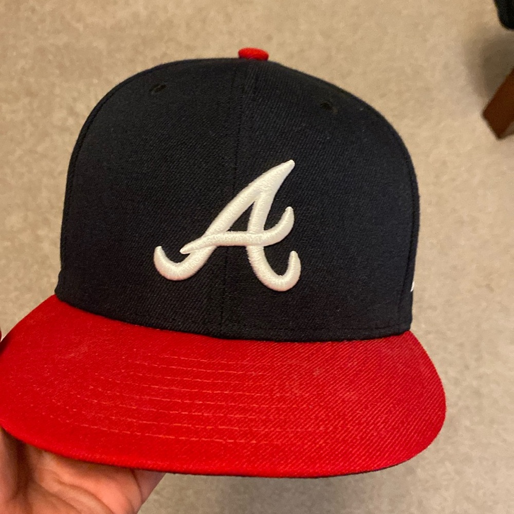 Braves world series hat